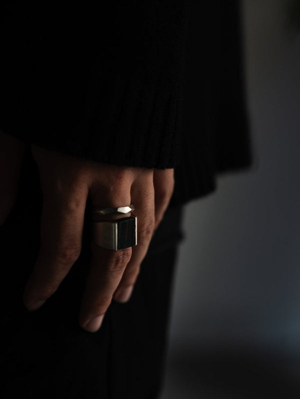 Monolith Ring【BLUE TIGER EYE】 - PRY