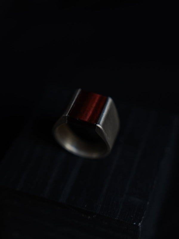 Monolith Ring【RED TIGER EYE】 - PRY