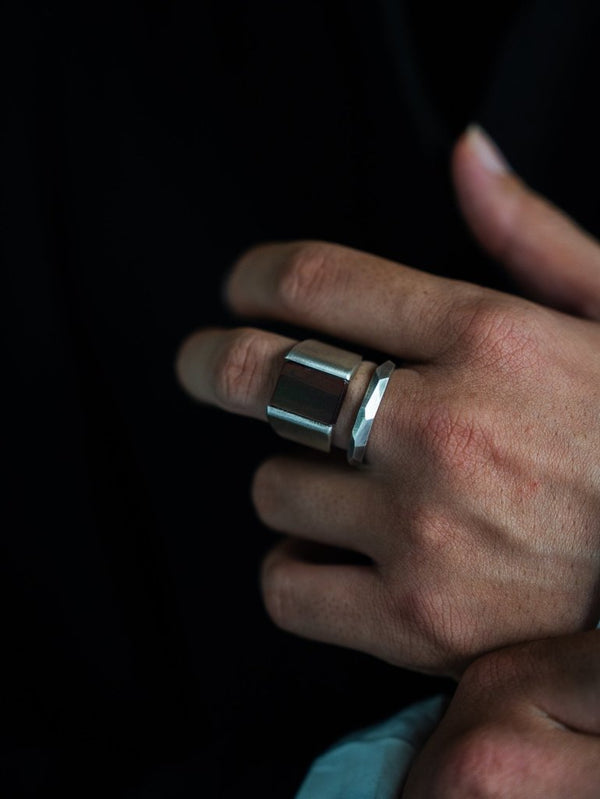 Monolith Ring【RED TIGER EYE】 - PRY