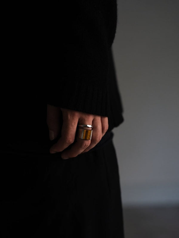 Monolith Ring【TIGER EYE】 - PRY