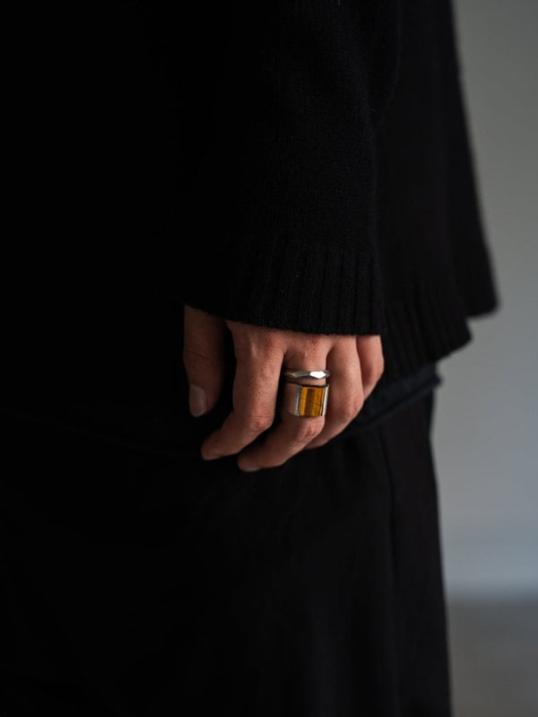 Monolith Ring【TIGER EYE】 - PRY