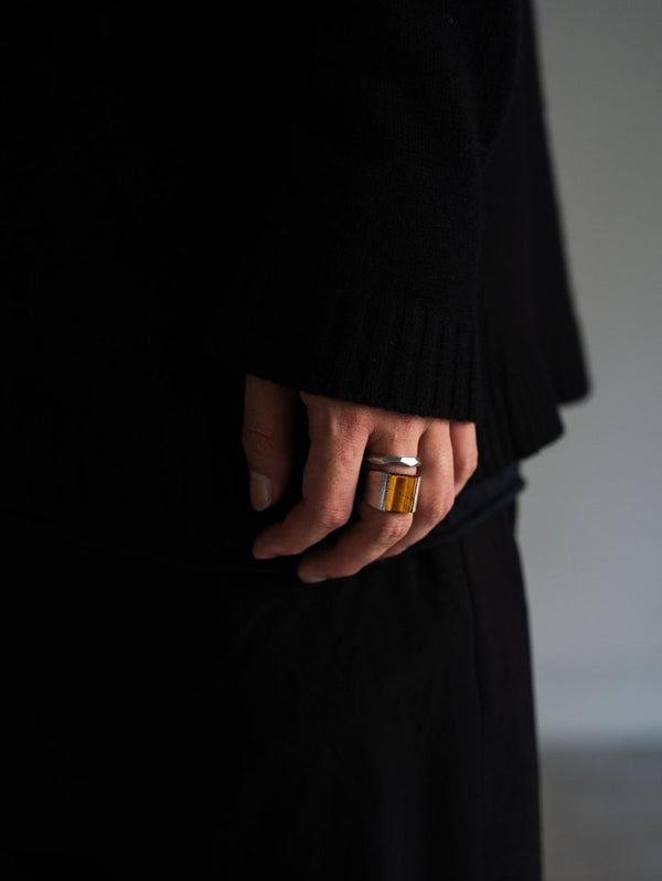 Monolith Ring【TIGER EYE】 - PRY