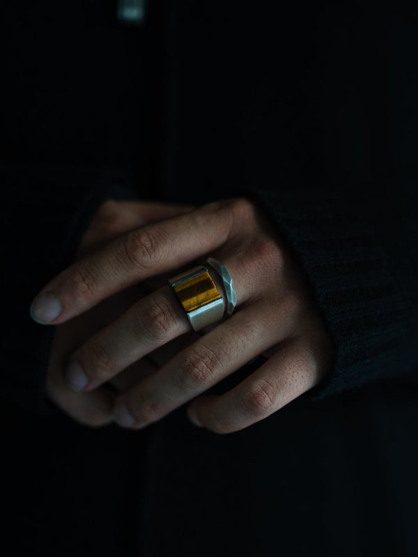 Monolith Ring【TIGER EYE】 - PRY
