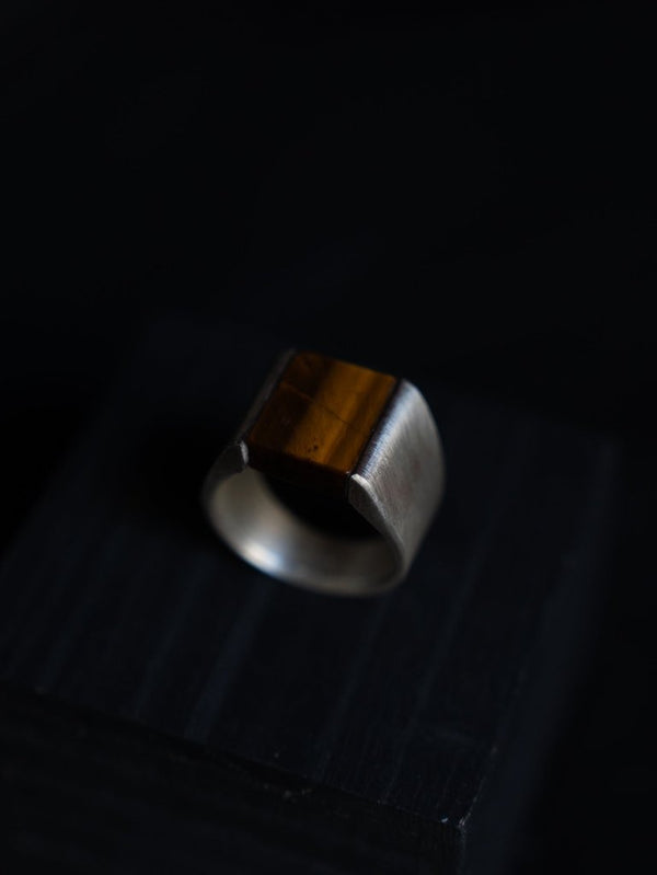 Monolith Ring【TIGER EYE】 - PRY