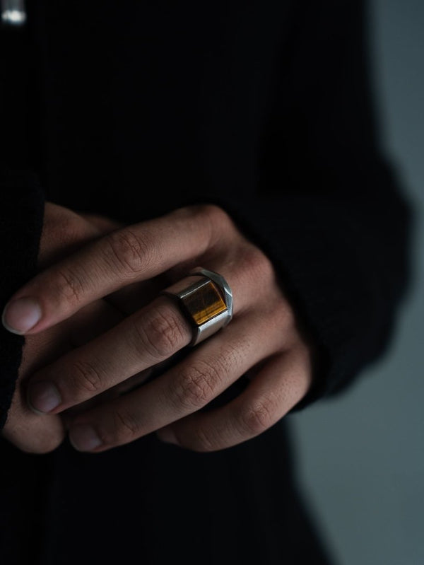 Monolith Ring【TIGER EYE】 - PRY