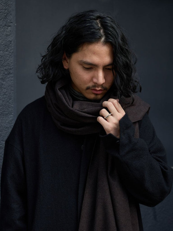 MTR Cashmere Stole [dark brown] - PRY