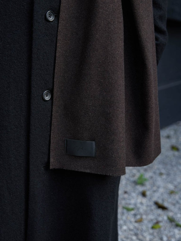 MTR Cashmere Stole [dark brown] - PRY