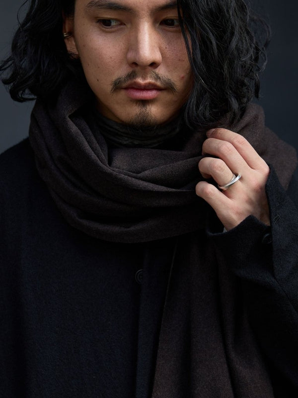 MTR Cashmere Stole [dark brown] - PRY