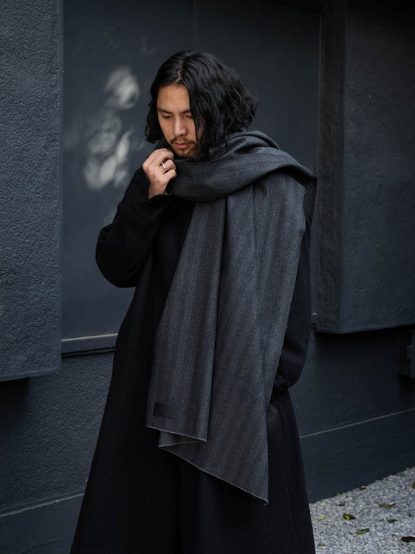 MTR Cashmere Stole [herringbone] - PRY