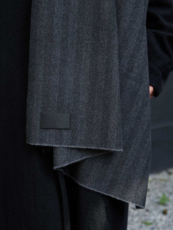 MTR Cashmere Stole [herringbone] - PRY