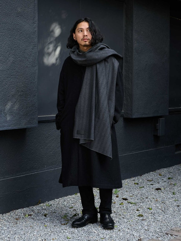 MTR Cashmere Stole [herringbone] - PRY