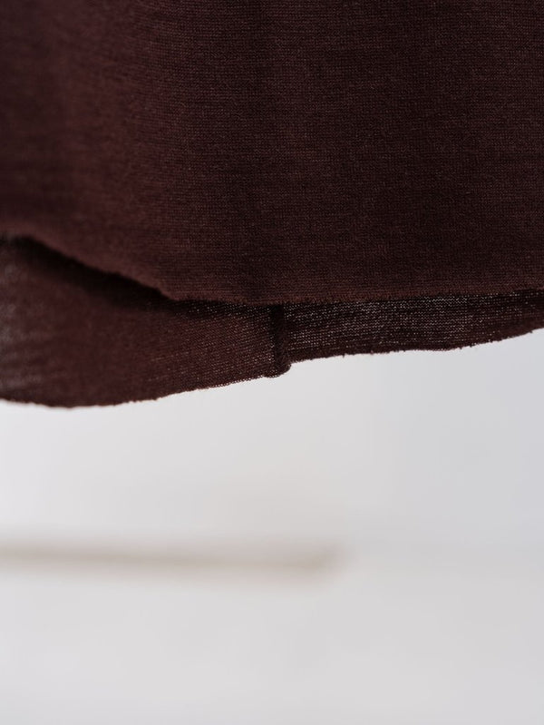 NIKKE Wool Layered L/S T-shirt [AUBURN] - PRY