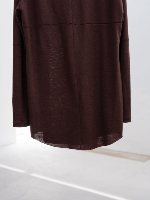 NIKKE Wool Layered L/S T-shirt [AUBURN] - PRY