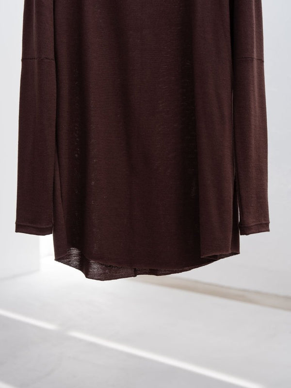 NIKKE Wool Layered L/S T-shirt [AUBURN] - PRY