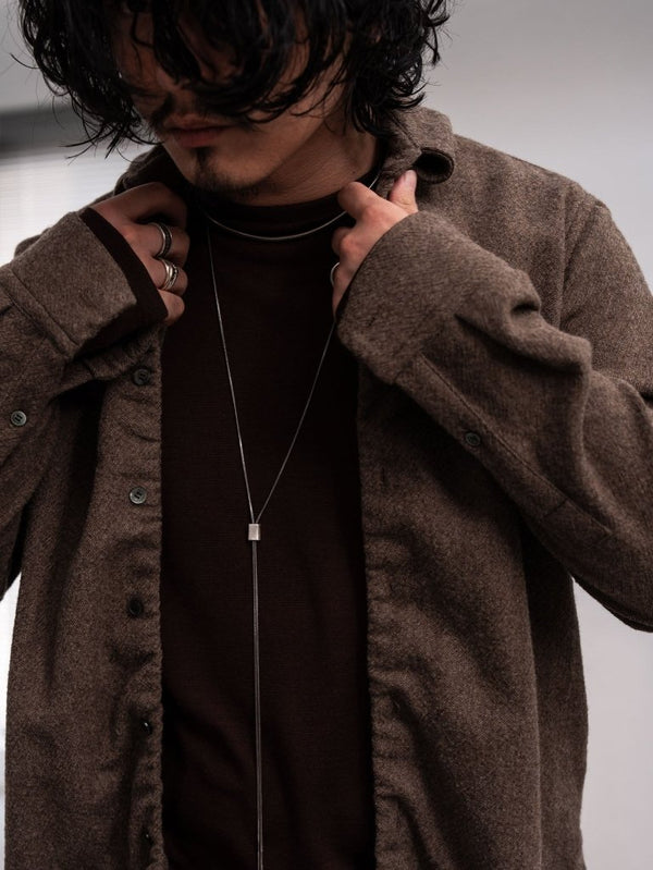 NIKKE Wool Layered L/S T-shirt [AUBURN] - PRY
