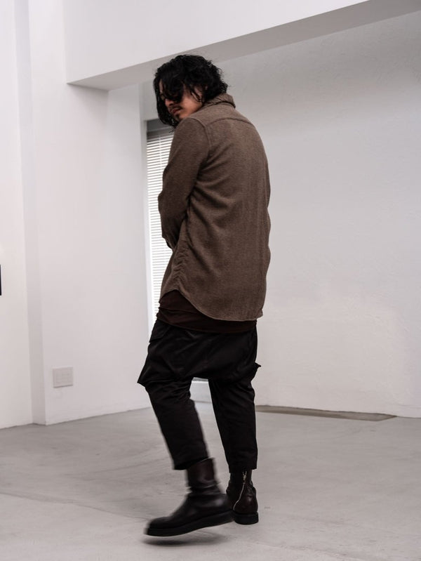 NIKKE Wool Layered L/S T-shirt [AUBURN] - PRY