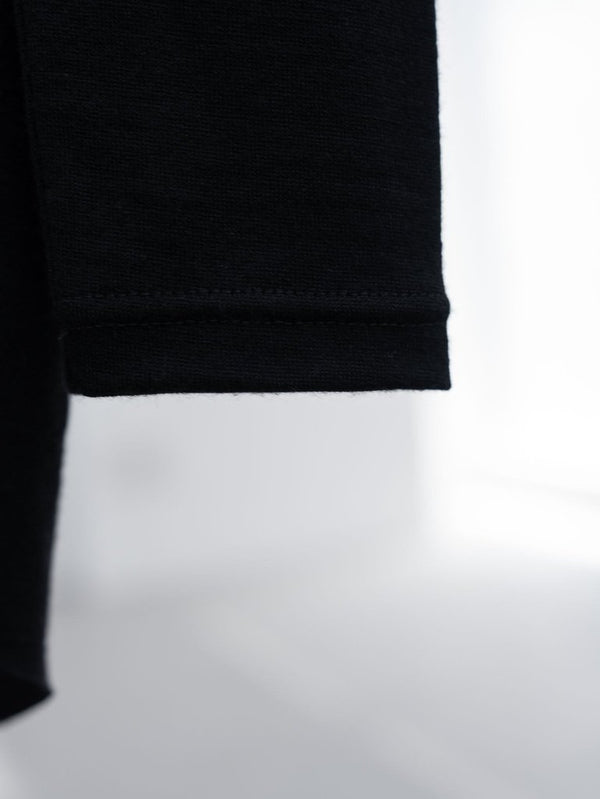 NIKKE Wool Layered L/S T-shirt [BLACK] - PRY