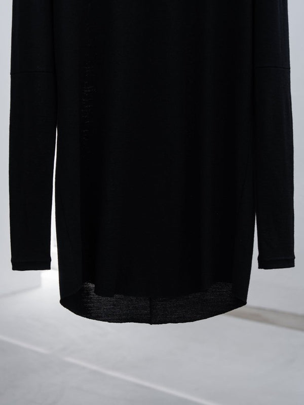 NIKKE Wool Layered L/S T-shirt [BLACK] - PRY