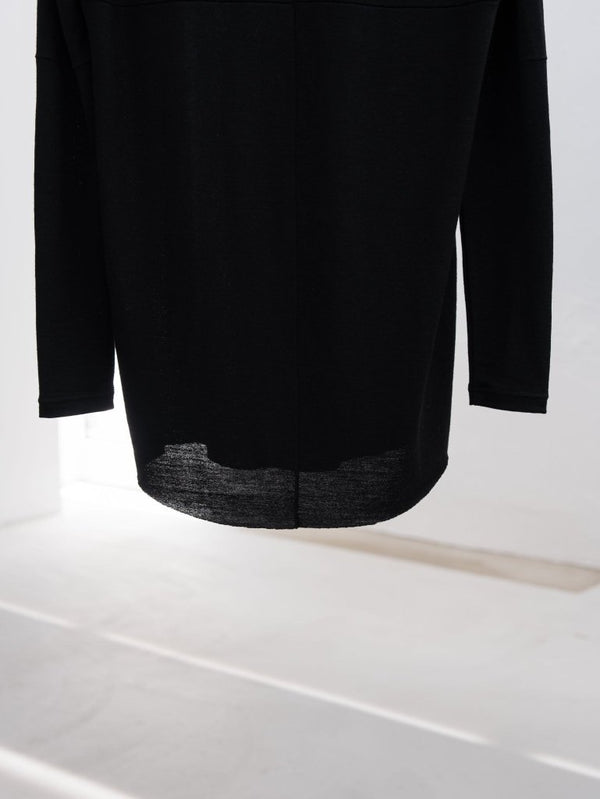 NIKKE Wool Layered L/S T-shirt [BLACK] - PRY