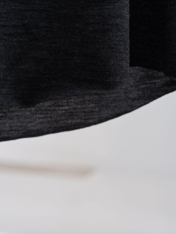 NIKKE Wool Layered L/S T-shirt [CHARCOAL] - PRY