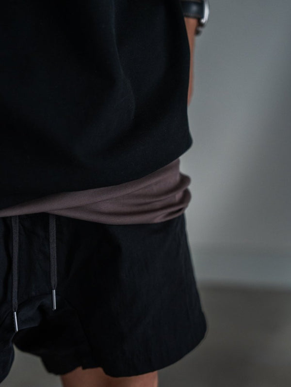 Nomad Sarouel Cargo Shorts【BLACK】 - PRY