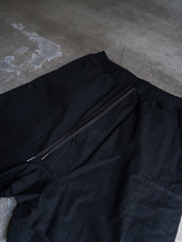Nomad Sarouel Cargo Shorts【BLACK】 - PRY