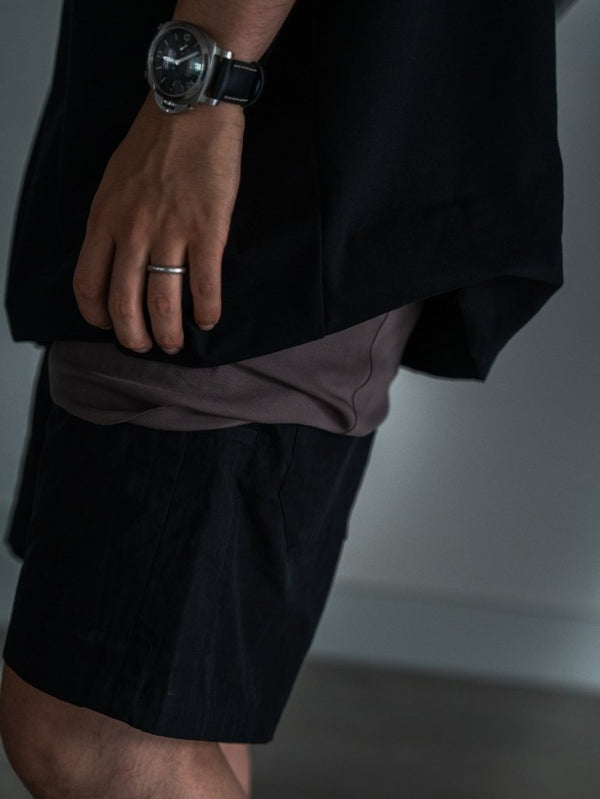 Nomad Sarouel Cargo Shorts【BLACK】 - PRY