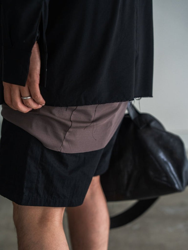 Nomad Sarouel Cargo Shorts【BLACK】 - PRY