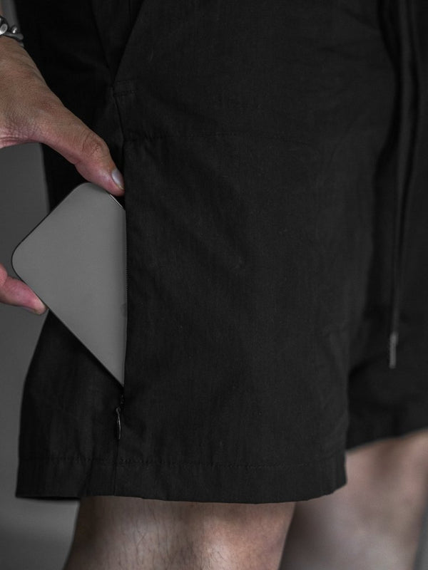 Nomad Sarouel Cargo Shorts【BLACK】 - PRY