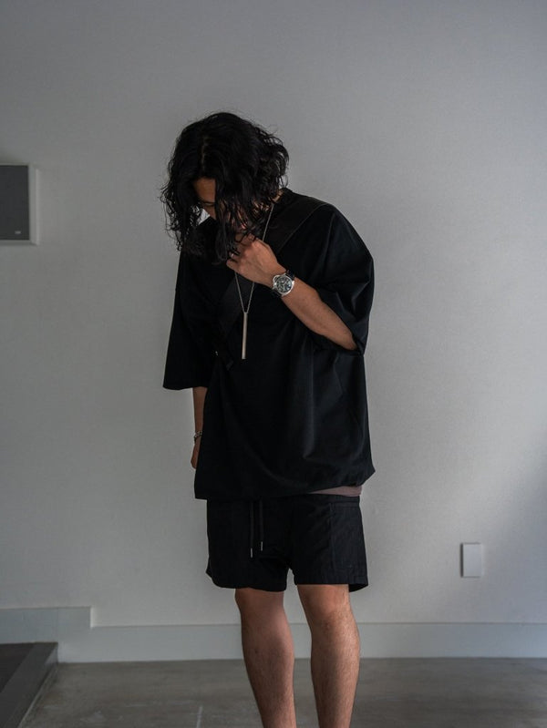Nomad Sarouel Cargo Shorts【BLACK】 - PRY