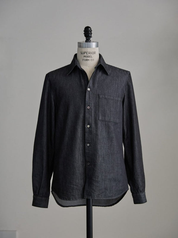 【アーカイブ販売】PGND. / DENIM DRESS SHIRT 001 - PRY