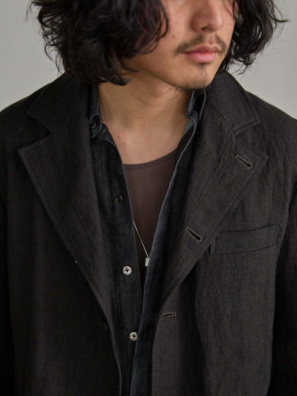 【アーカイブ販売】PGND. / DENIM DRESS SHIRT 001 - PRY