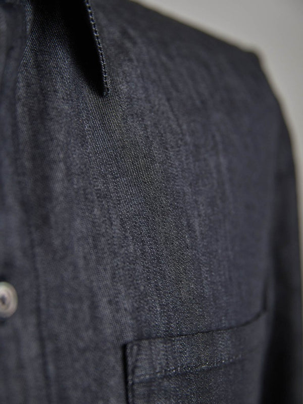 【アーカイブ販売】PGND. / DENIM DRESS SHIRT 001 - PRY