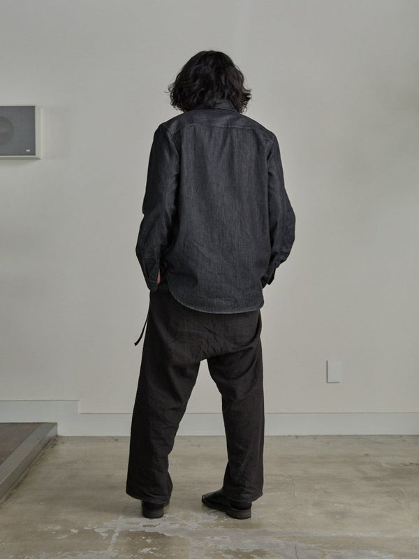 【アーカイブ販売】PGND. / DENIM DRESS SHIRT 001 - PRY
