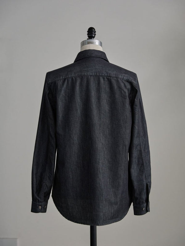 【アーカイブ販売】PGND. / DENIM DRESS SHIRT 001 - PRY