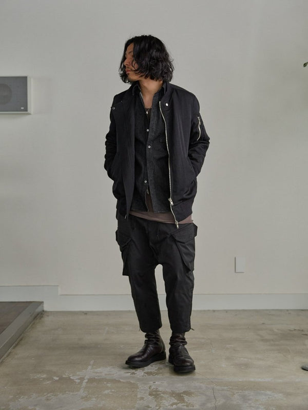 【アーカイブ販売】PGND. / DENIM DRESS SHIRT 002 - PRY
