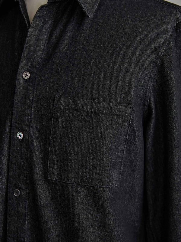 【アーカイブ販売】PGND. / DENIM DRESS SHIRT 002 - PRY