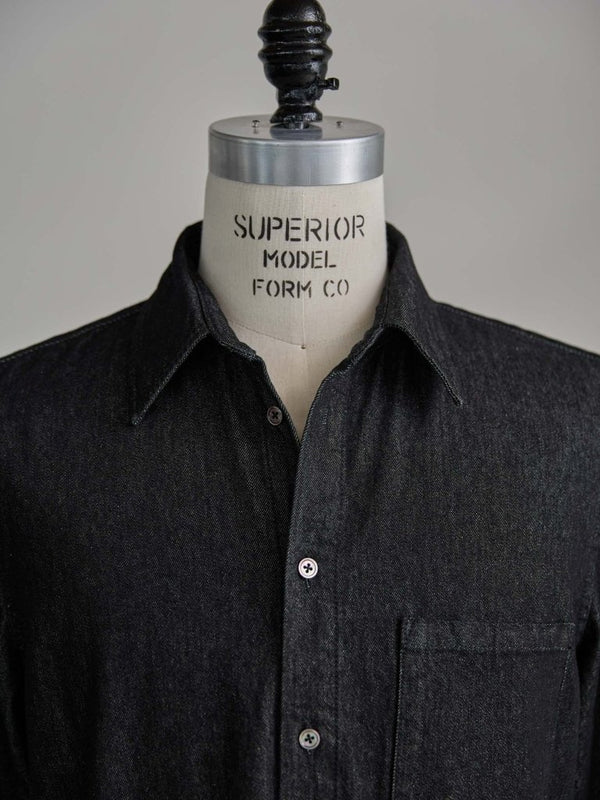 【アーカイブ販売】PGND. / DENIM DRESS SHIRT 002 - PRY