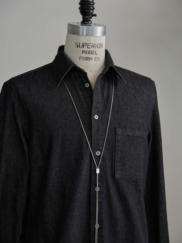 【アーカイブ販売】PGND. / DENIM DRESS SHIRT 002 - PRY