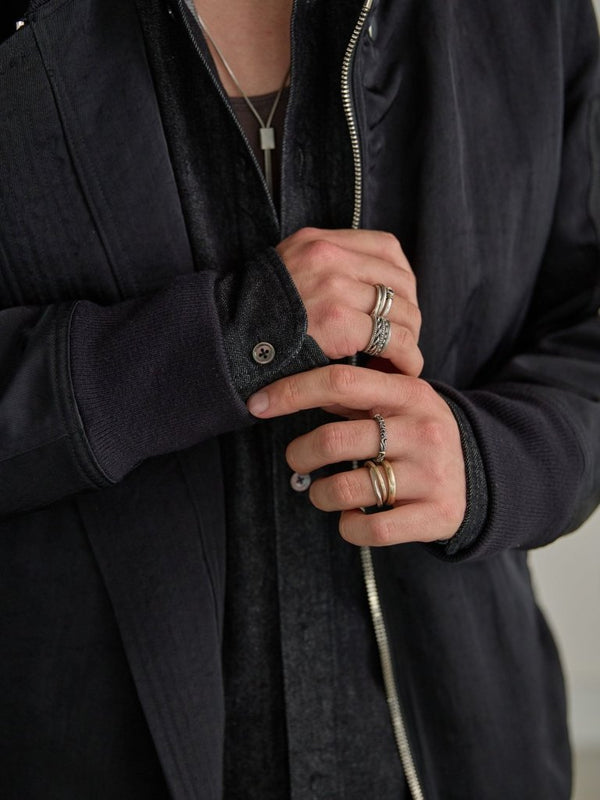 【アーカイブ販売】PGND. / DENIM DRESS SHIRT 002 - PRY