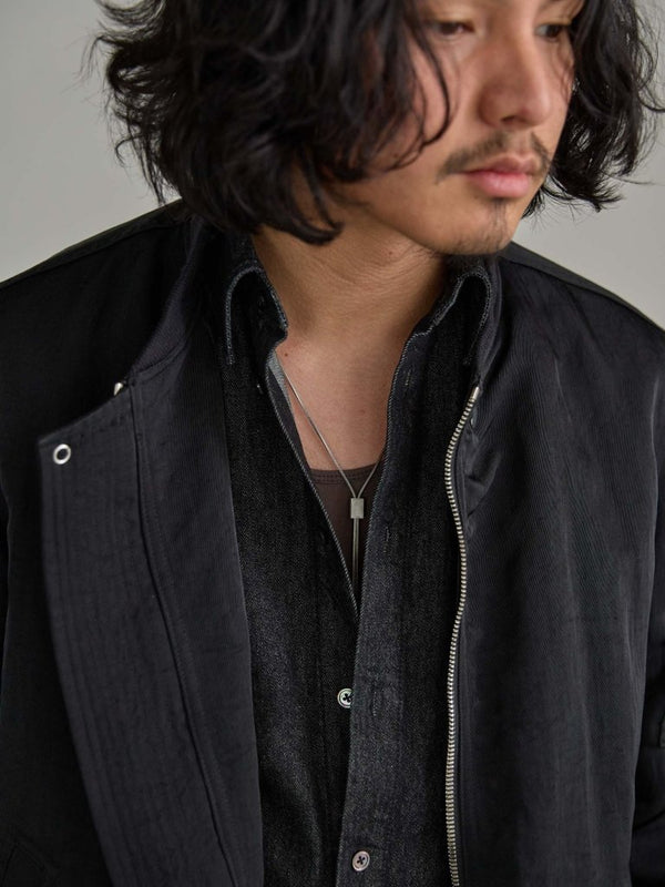 【アーカイブ販売】PGND. / DENIM DRESS SHIRT 002 - PRY