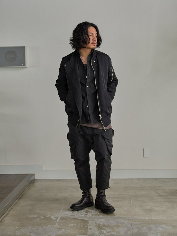 【アーカイブ販売】PGND. / DENIM DRESS SHIRT 002 - PRY