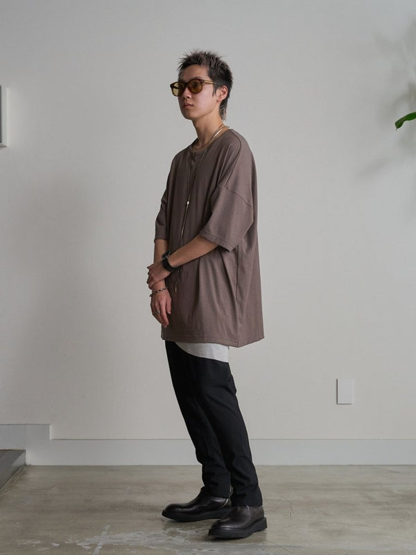 Premium Knit Layered Tank Top 【milk】 - PRY