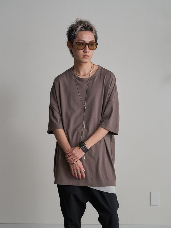 Premium Knit Layered Tank Top 【milk】 - PRY