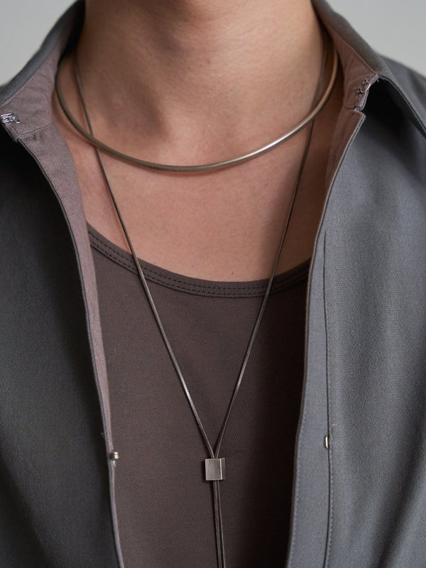 Premium Knit Layered Tank Top 【taupe】 - PRY