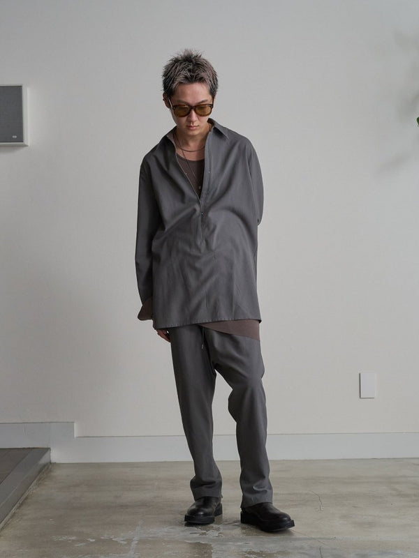 Premium Knit Layered Tank Top 【taupe】 - PRY