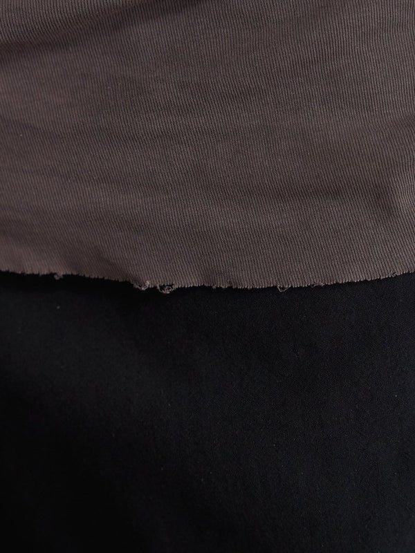 Premium Knit Layered Tank Top 【taupe】 - PRY