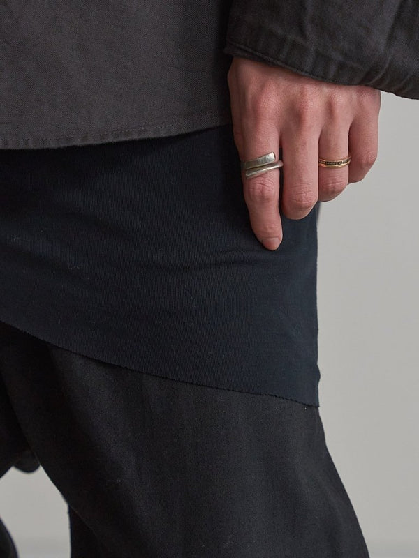 Premium Knit Layered Tank Top【black】 - PRY