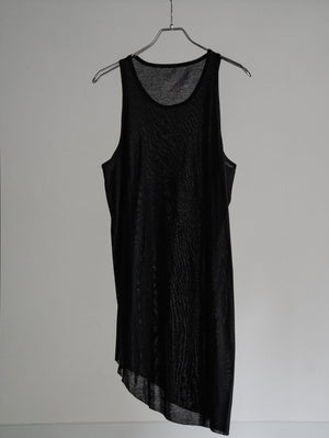 Premium Knit Layered Tank Top【black】 - PRY