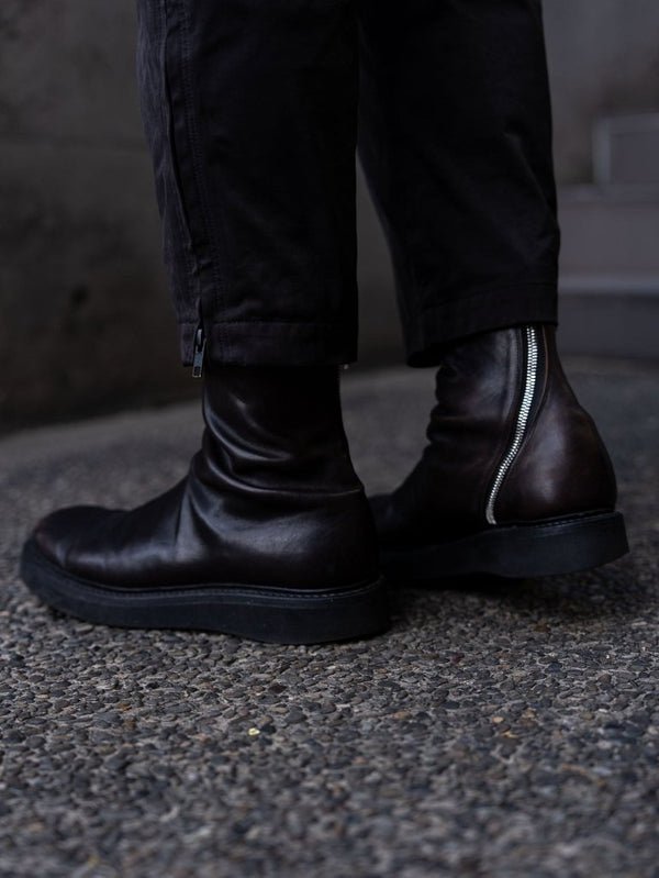 PRY / Excella® Spiral Zip Boots [Horse Leather] - PRY